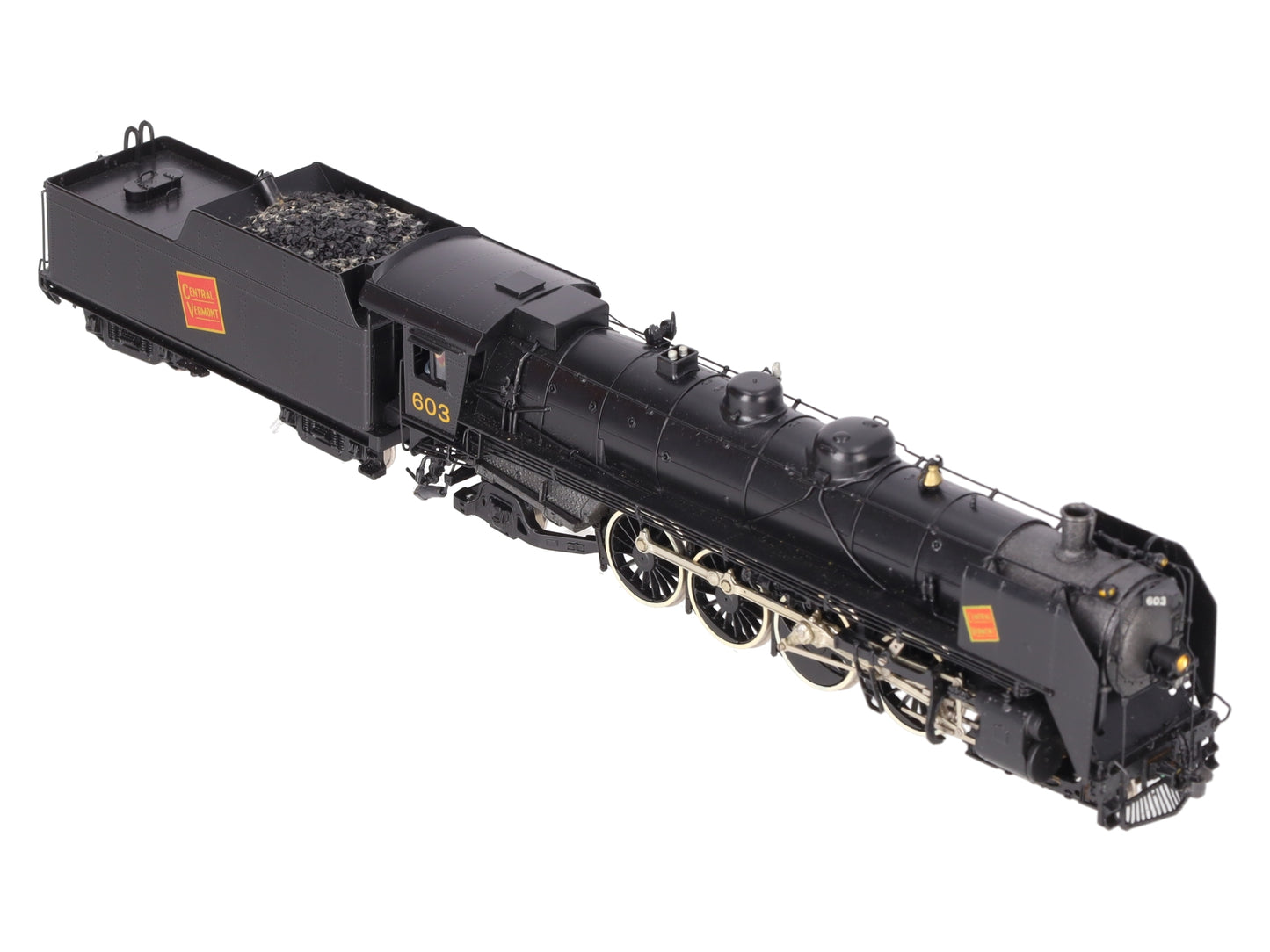 OMI 1458 HO Scale BRASS CV "UIA" 4-8-2 Steam Locomotive & Tender - Custom/Box