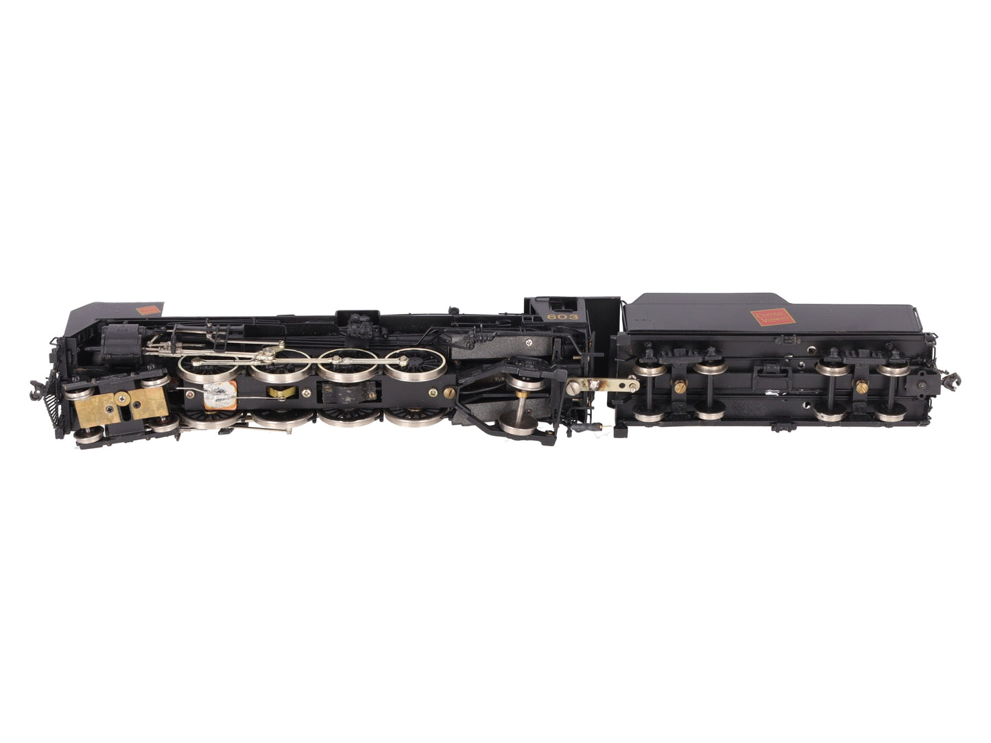 OMI 1458 HO Scale BRASS CV "UIA" 4-8-2 Steam Locomotive & Tender - Custom/Box