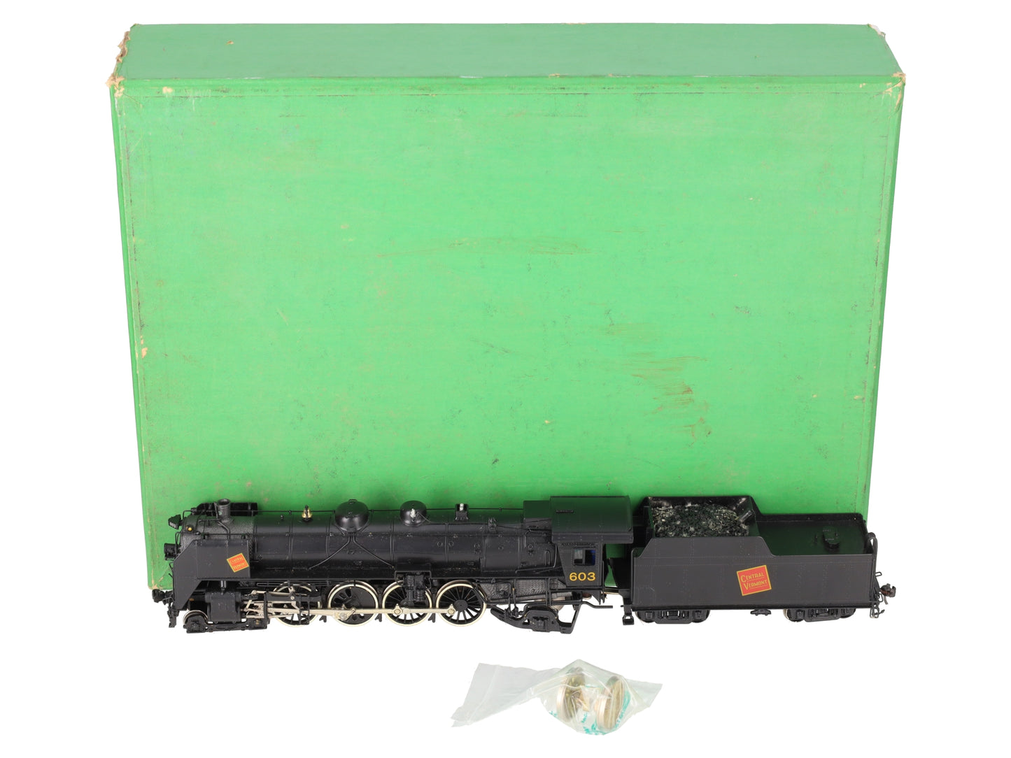 OMI 1458 HO Scale BRASS CV "UIA" 4-8-2 Steam Locomotive & Tender - Custom/Box