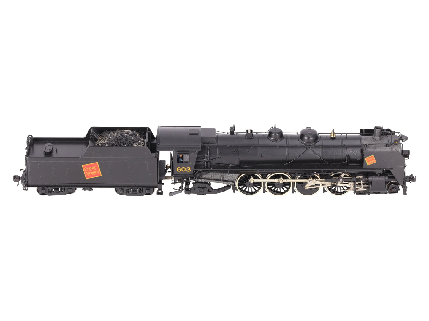 OMI 1458 HO Scale BRASS CV "UIA" 4-8-2 Steam Locomotive & Tender - Custom/Box