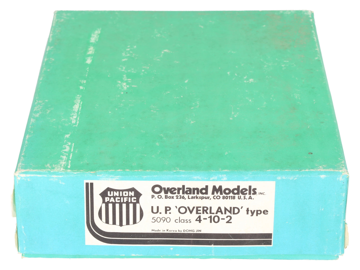 Overland HO Scale Brass UP 5090 4-10-2 Steam Locomotive w/Tender -Unpainted EX/Box