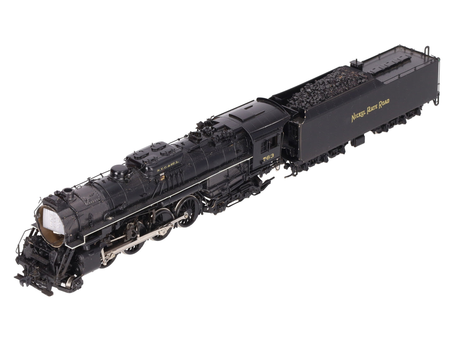 Overland OMI-1449 HO BRASS NKP 'S-2' 2-8-4 Steam Locomotive & Tender -Painted/Box