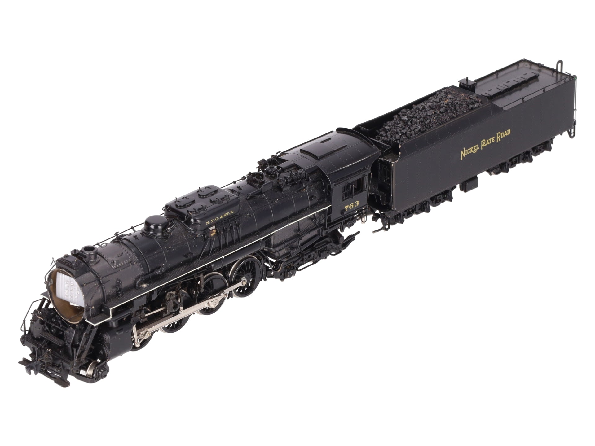 Overland OMI-1449 HO BRASS NKP 'S-2' 2-8-4 Steam Locomotive & Tender -Painted/Box