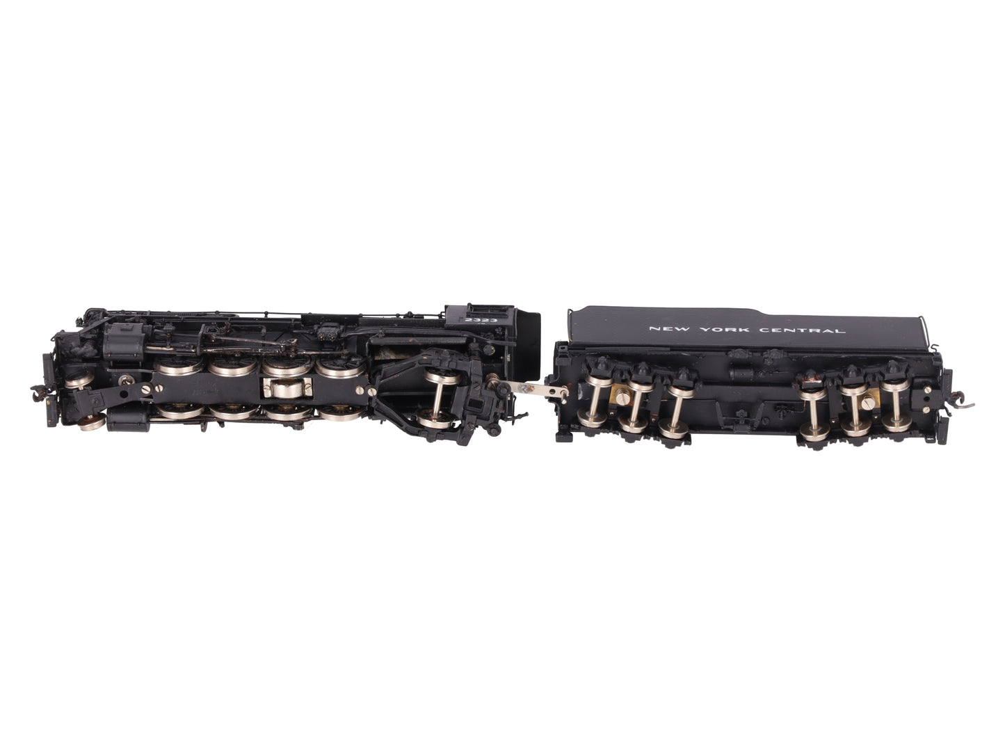 Overland HO BRASS NYC 'h-10b' 2-8-2 Steam Locomotive & Tender -Painted/Box