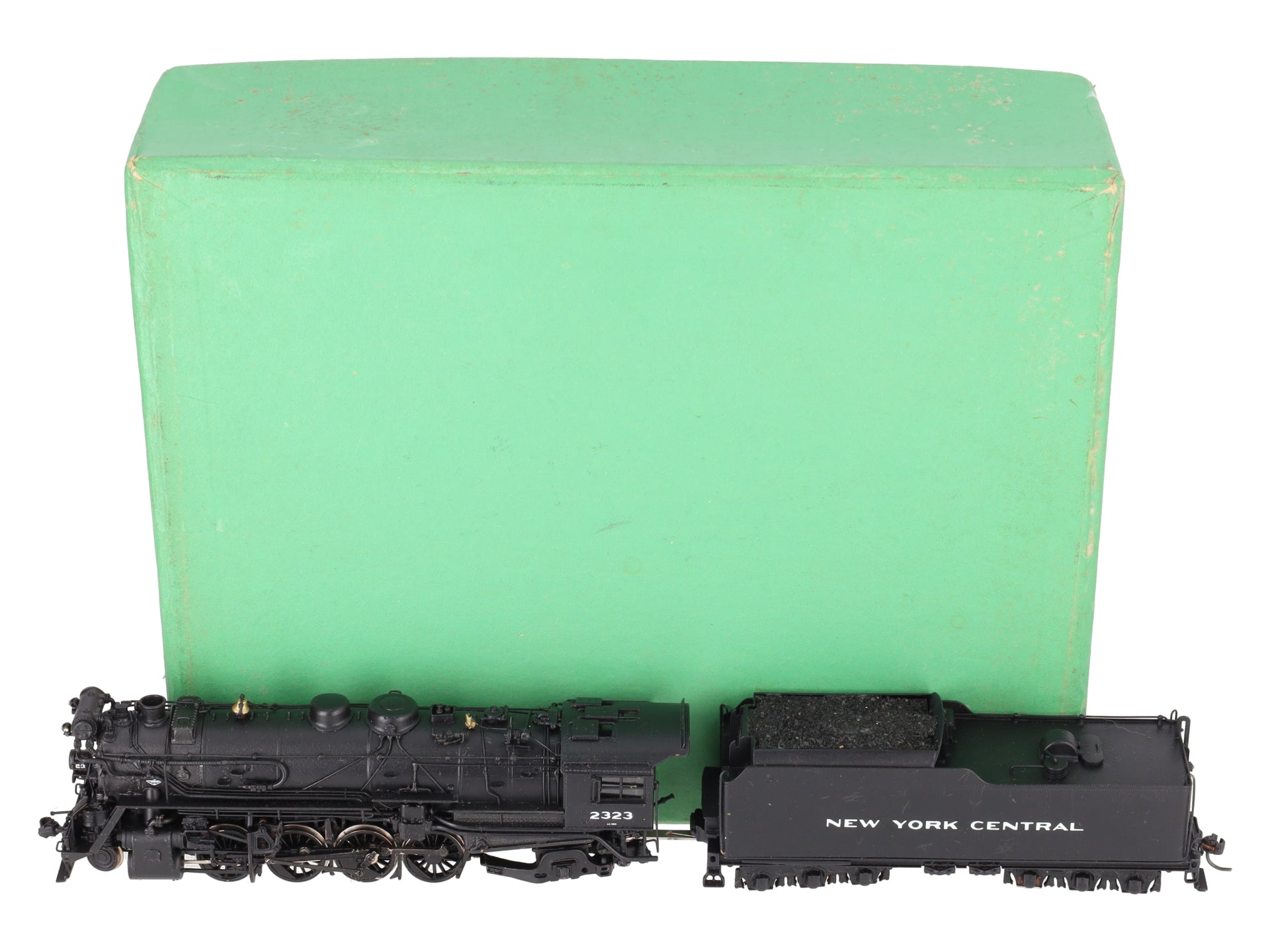 Overland HO BRASS NYC 'h-10b' 2-8-2 Steam Locomotive & Tender -Painted/Box