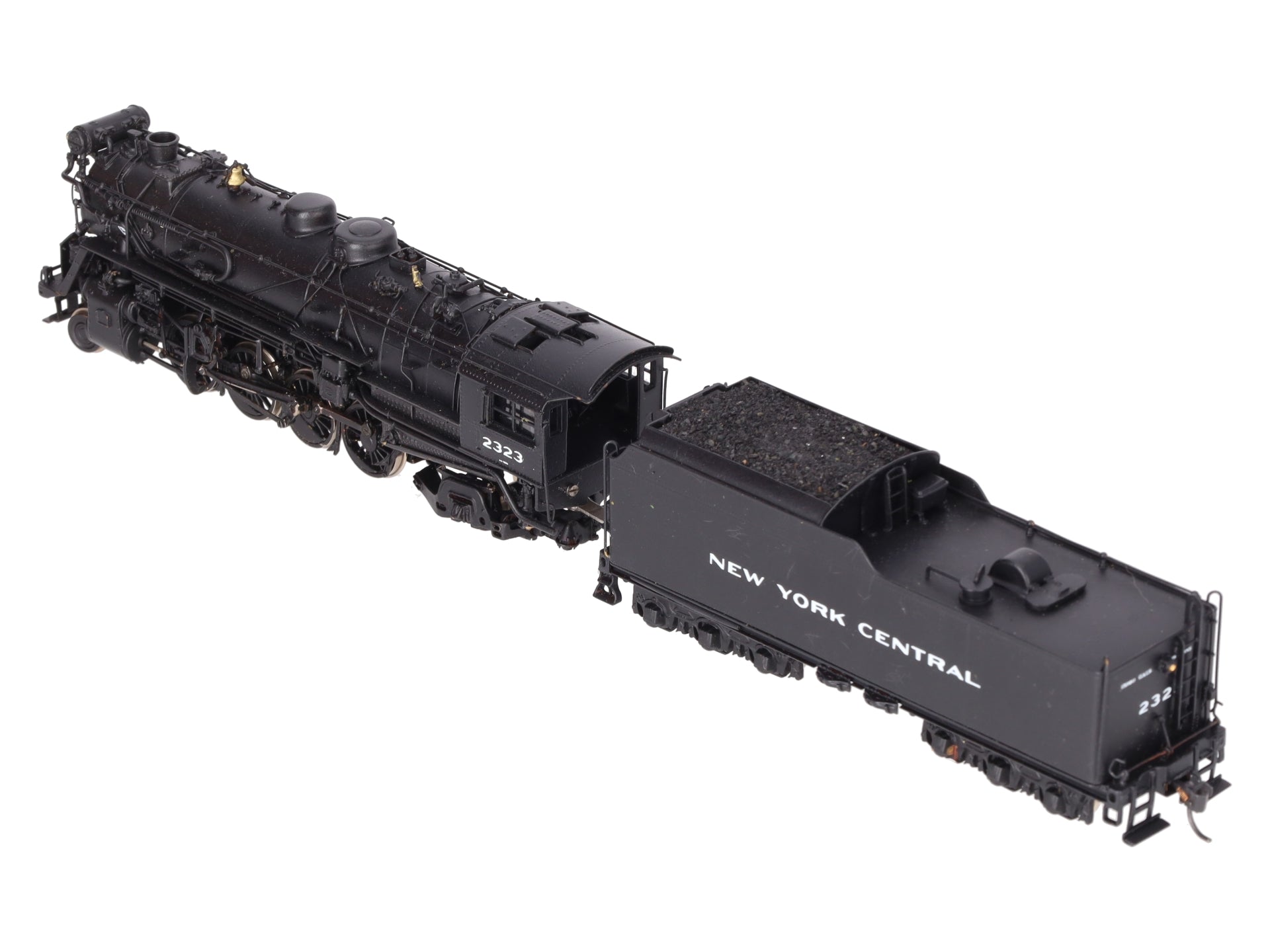 Overland HO BRASS NYC 'h-10b' 2-8-2 Steam Locomotive & Tender -Painted/Box