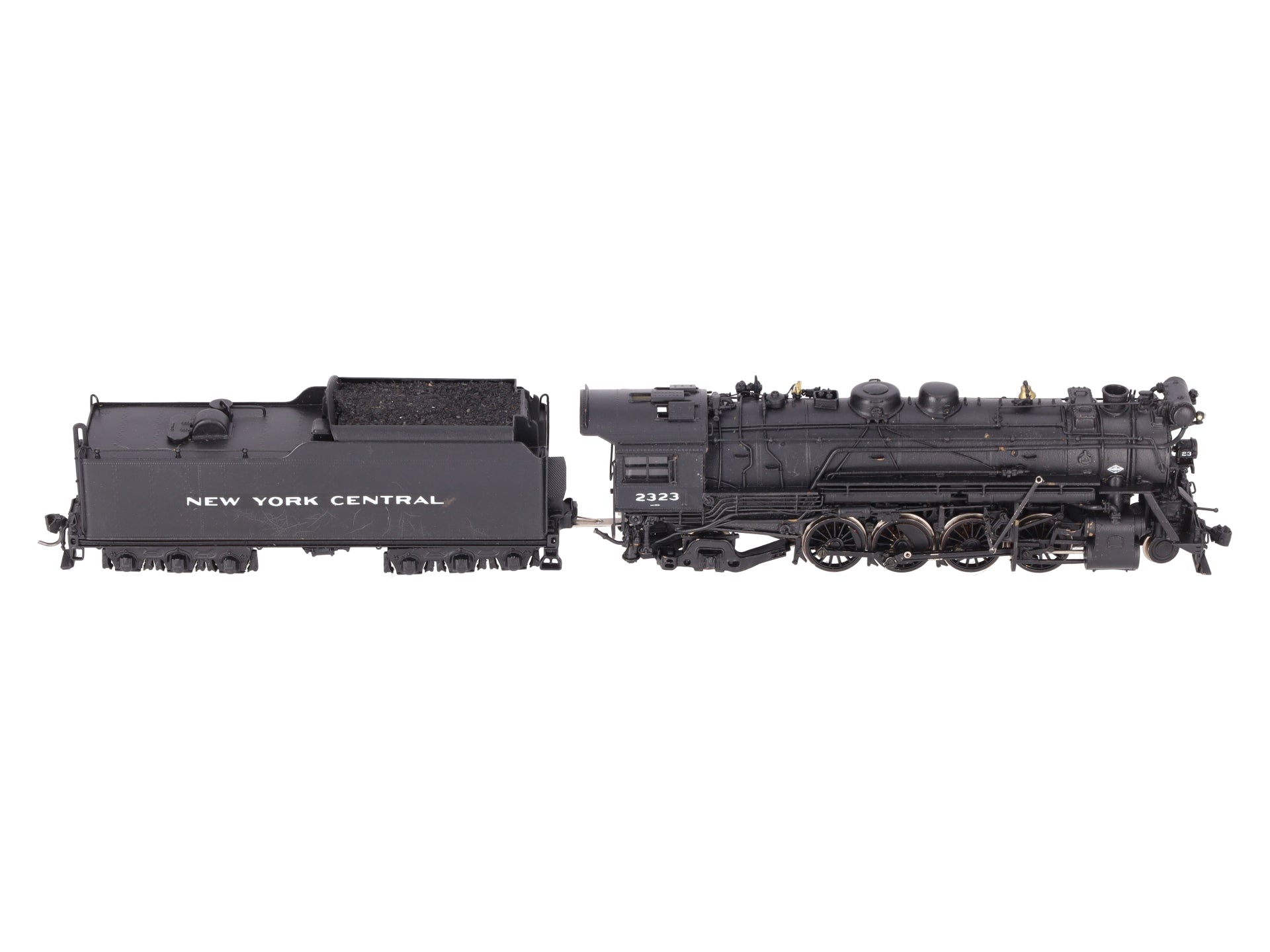 Overland HO BRASS NYC 'h-10b' 2-8-2 Steam Locomotive & Tender -Painted/Box