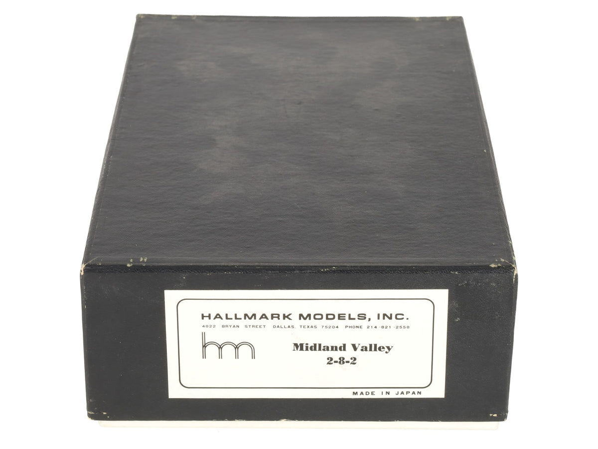 Hallmark Models HO BRASS Midland Valley 2-8-2 Steam Locomotive - Painted/Box