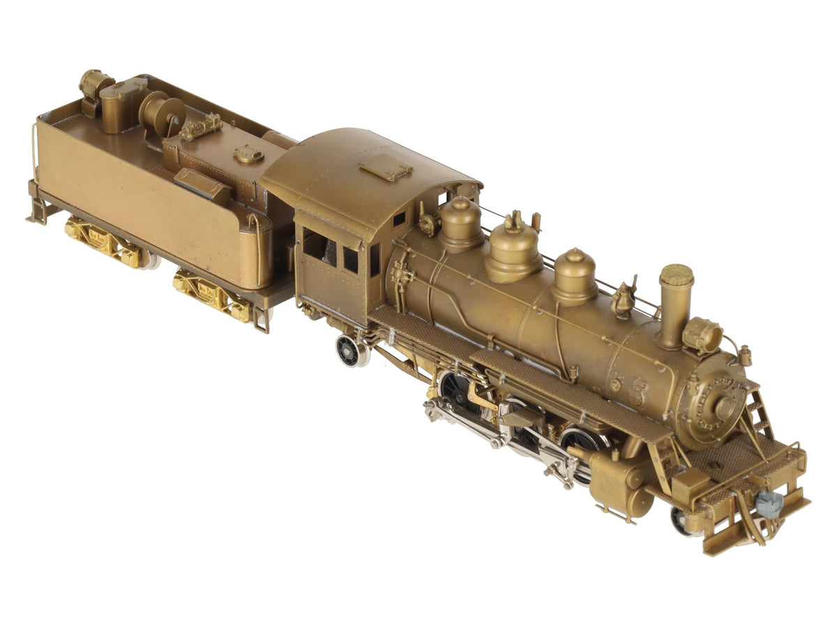 United Scale Models HO BRASS Baldwin 2-6-2 Steam Locomotive & Tender - Unpainted EX/Box