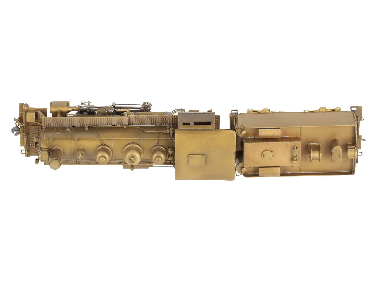 United Scale Models HO BRASS Baldwin 2-6-2 Steam Locomotive & Tender - Unpainted EX/Box