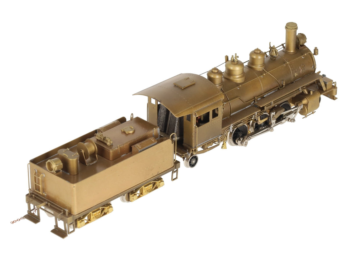 United Scale Models HO BRASS Baldwin 2-6-2 Steam Locomotive & Tender - Unpainted EX/Box