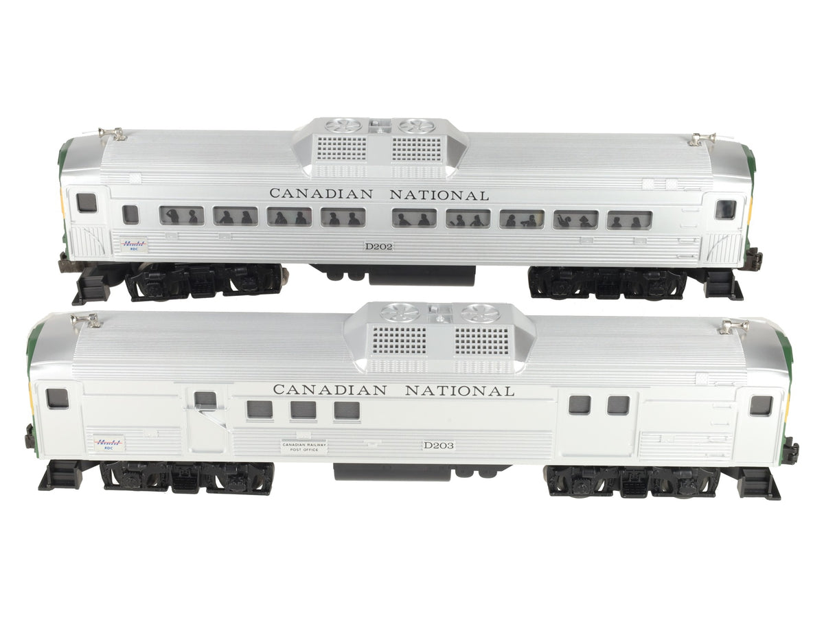 Lionel 6-18506 O Gauge Canadian National Budd Cars: #D202, #D203 EX/Box