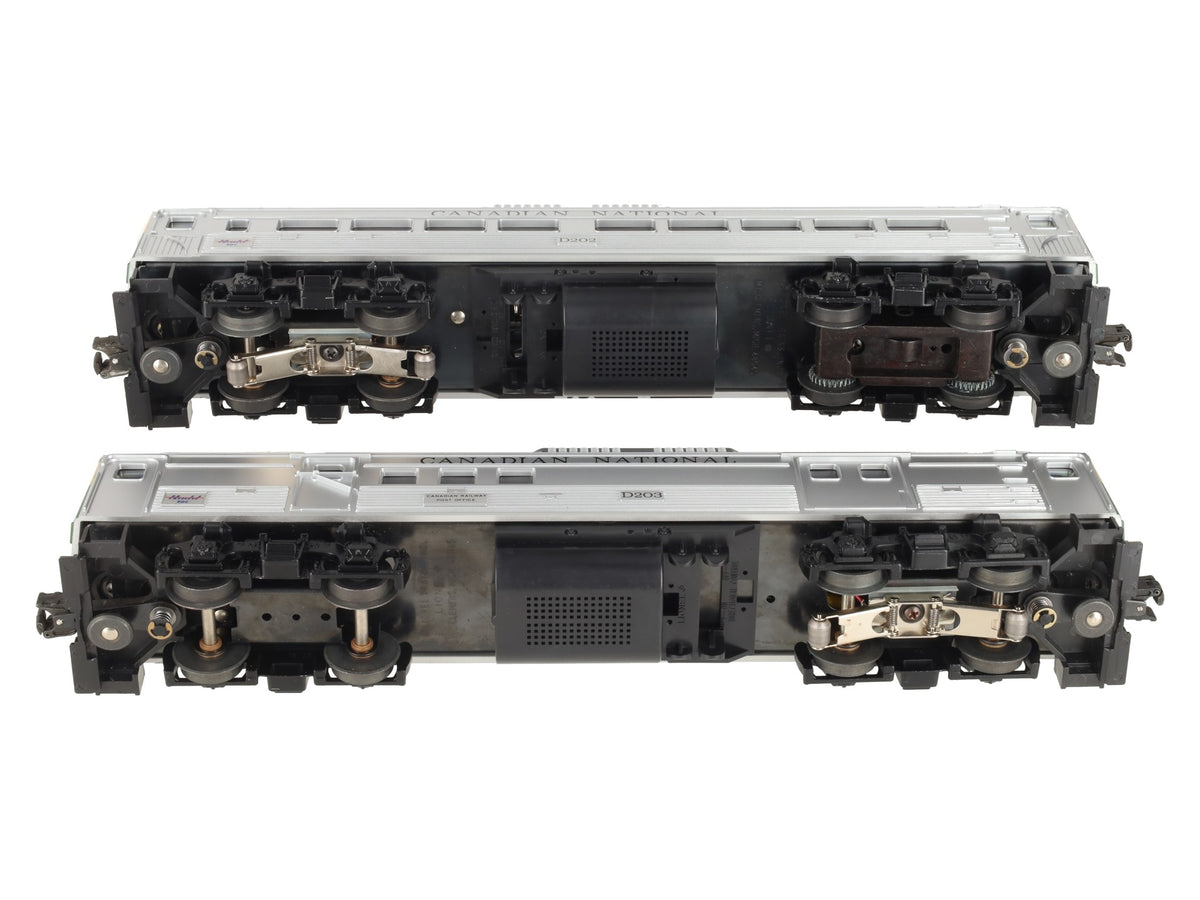 Lionel 6-18506 O Gauge Canadian National Budd Cars: #D202, #D203 EX/Box