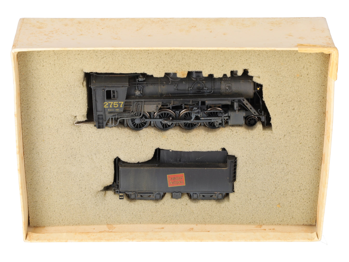 V-H Models HO Scale Canadian National 2-8-0 N5d Consol. Steam Locomotive #2757 EX/Box