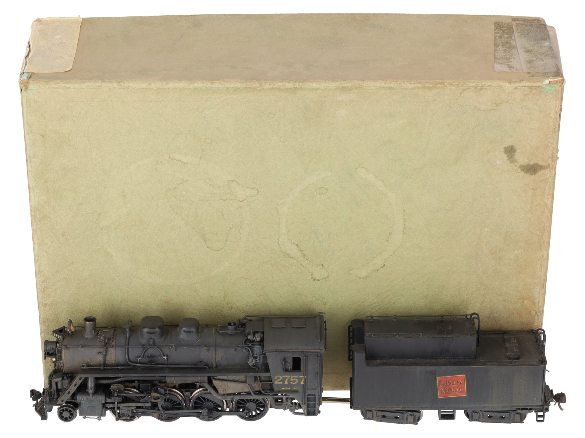 V-H Models HO Scale Canadian National 2-8-0 N5d Consol. Steam Locomotive #2757 EX/Box