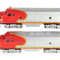 Williams 4309 O Gauge Santa Fe War Bonnet F-7 AA Diesel Locomotive Set EX/Box