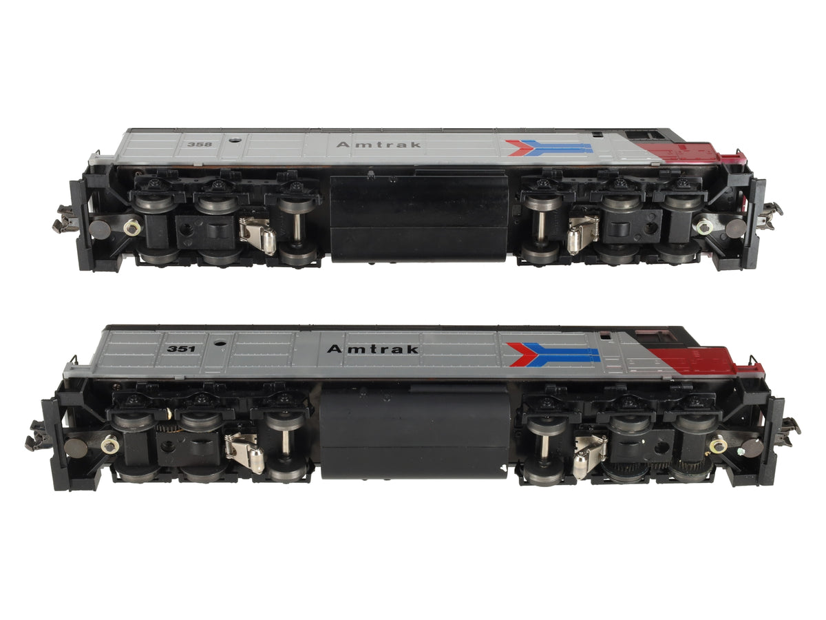 Williams FP-45 O Gauge Amtrak FP09 & FP12 Diesel Locomotive Set: 358, 351 EX/Box