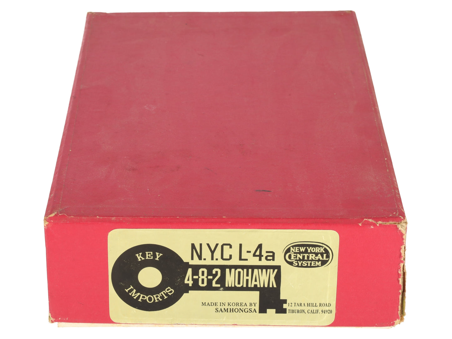Key Imports HO BRASS NYC L-4a 4-8-2 Mohawk Steam Loco & Tender -Painted EX/Box