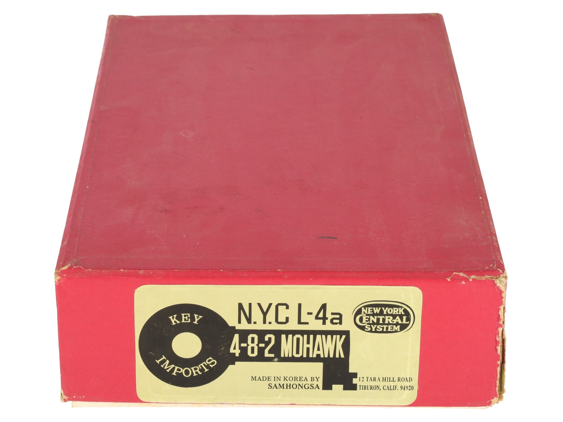 Key Imports HO BRASS NYC L-4a 4-8-2 Mohawk Steam Loco & Tender -Painted EX/Box