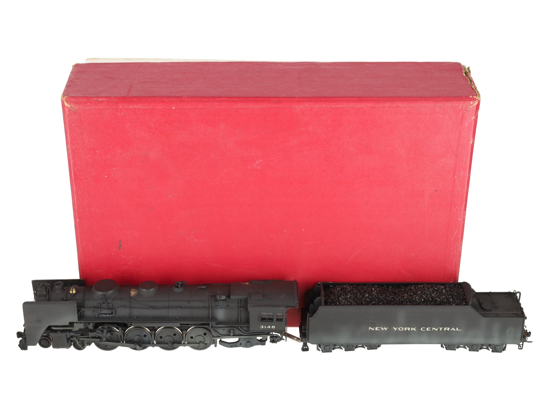 Key Imports HO BRASS NYC L-4a 4-8-2 Mohawk Steam Loco & Tender -Painted EX/Box