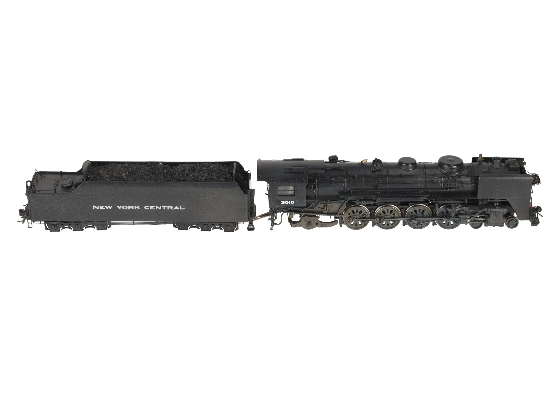 Key Imports HO BRASS NYC L-3a 4-8-2 Mohawk Steam Loco & Tender #3010 - Painted EX/Box