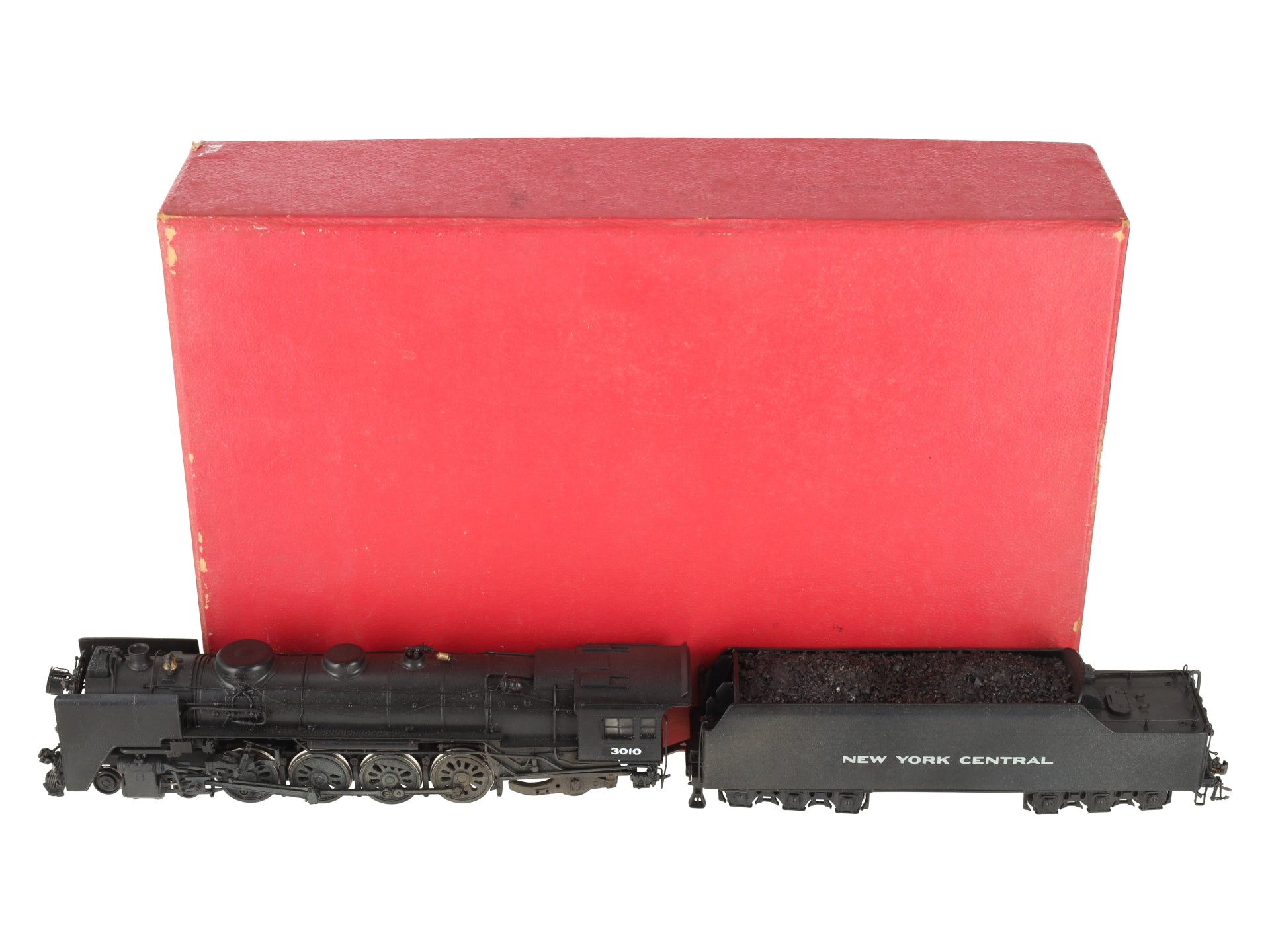 Key Imports HO BRASS NYC L-3a 4-8-2 Mohawk Steam Loco & Tender #3010 - Painted EX/Box
