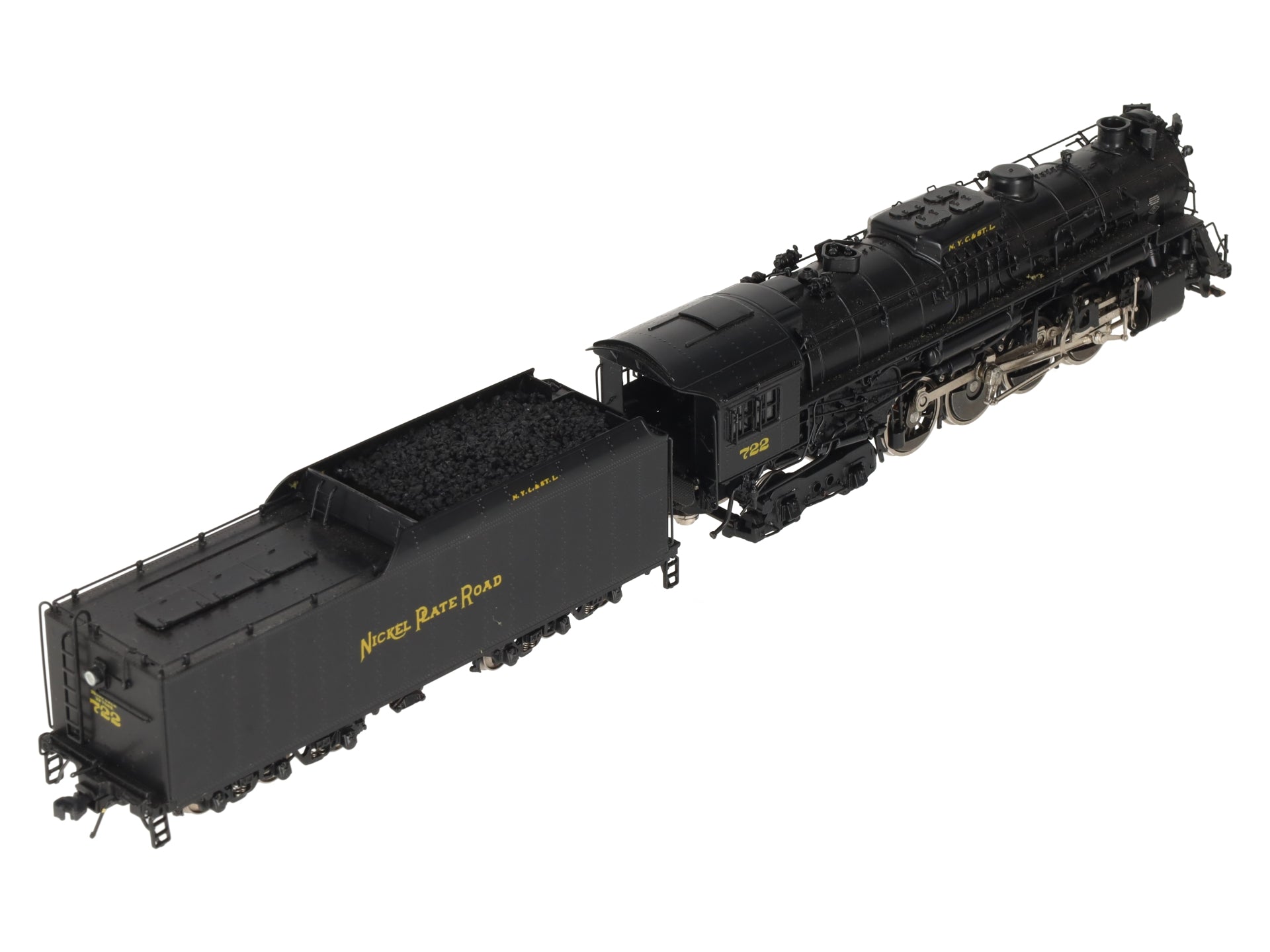 Precision Scale Co. 16628-1 HO BRASS NKP 2-8-4 S-1 Steam Loco & Tender - Painted EX/Box