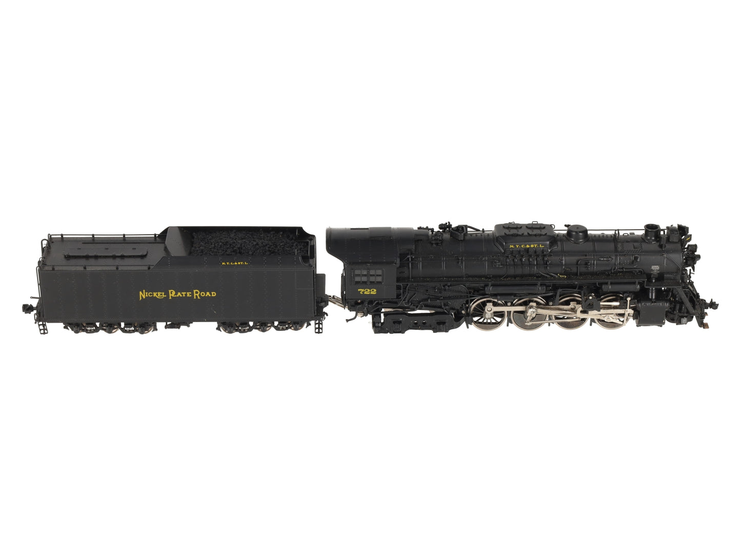 Precision Scale Co. 16628-1 HO BRASS NKP 2-8-4 S-1 Steam Loco & Tender - Painted EX/Box