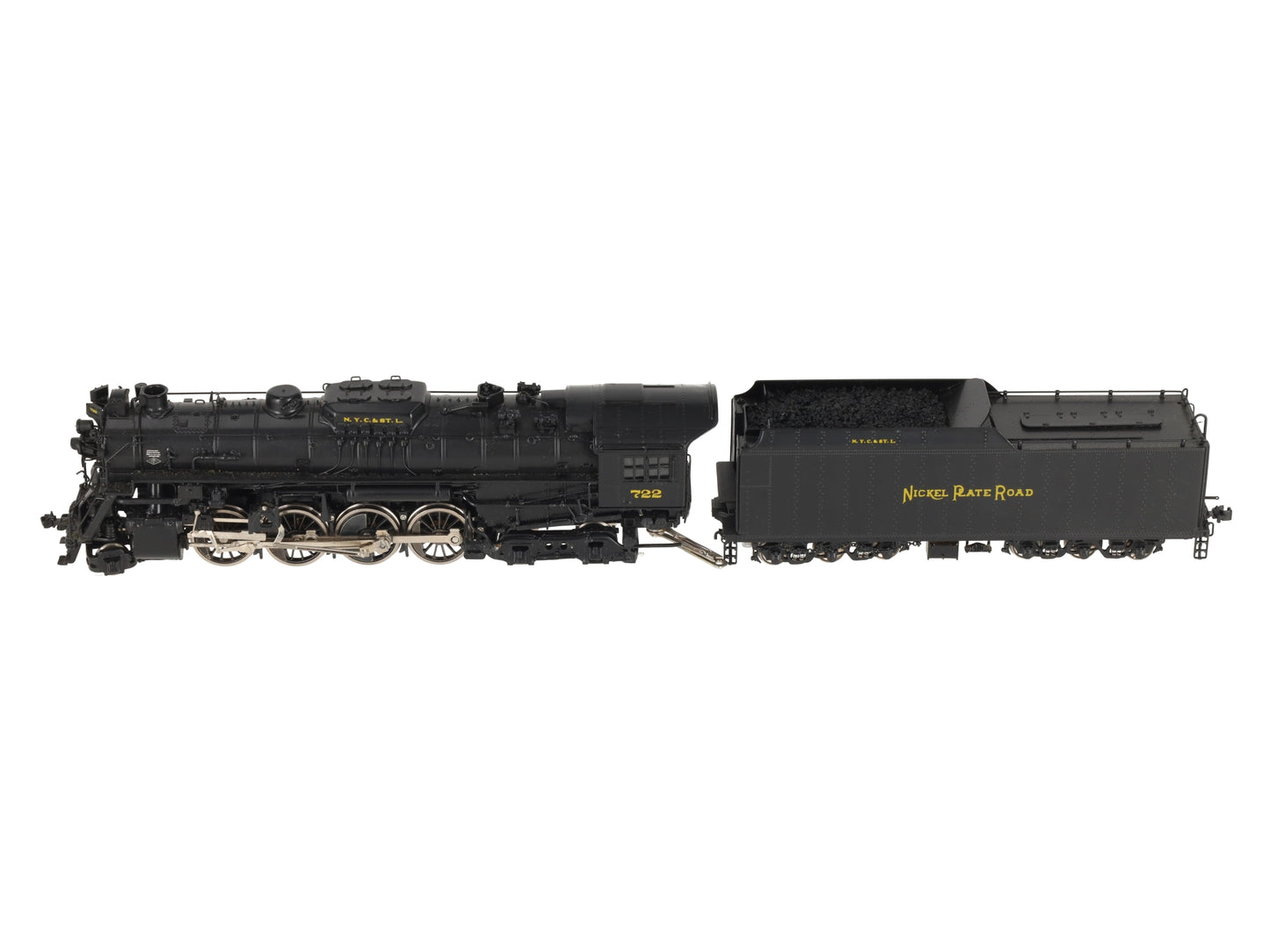 Precision Scale Co. 16628-1 HO BRASS NKP 2-8-4 S-1 Steam Loco & Tender - Painted EX/Box