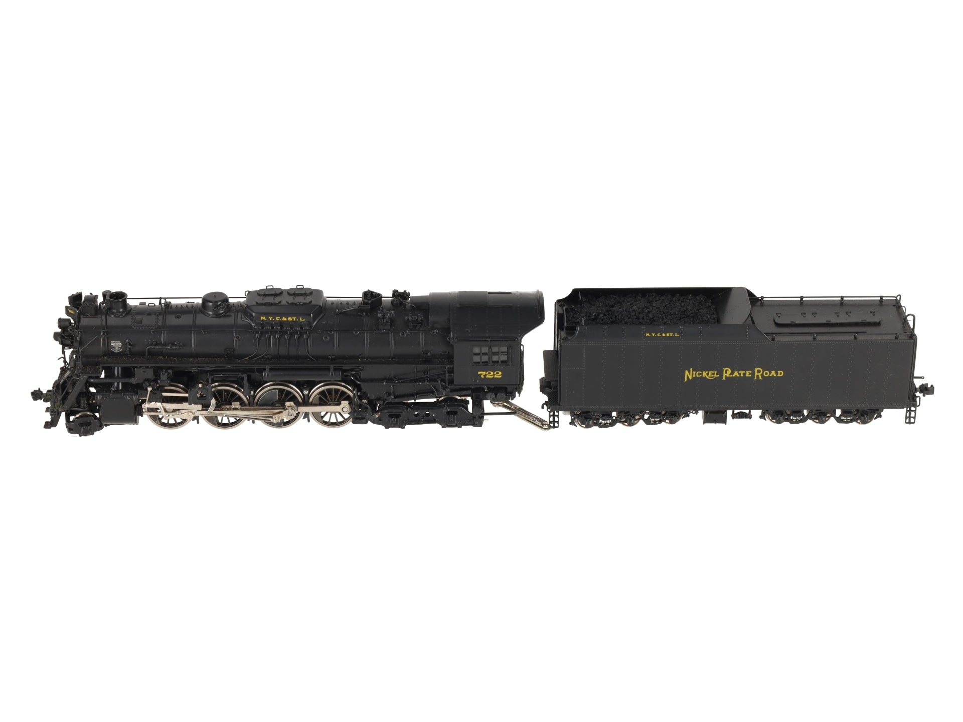 Precision Scale Co. 16628-1 HO BRASS NKP 2-8-4 S-1 Steam Loco & Tender - Painted EX/Box