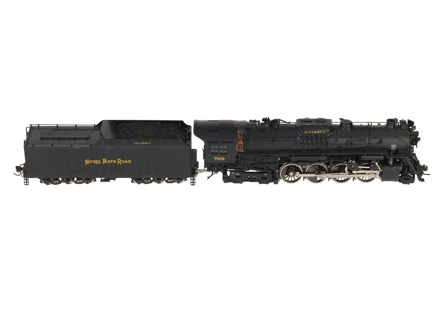 Precision Scale Co. 16626-1 HO BRASS NKP 2-8-4 Steam Loco & Tender - Painted EX/Box