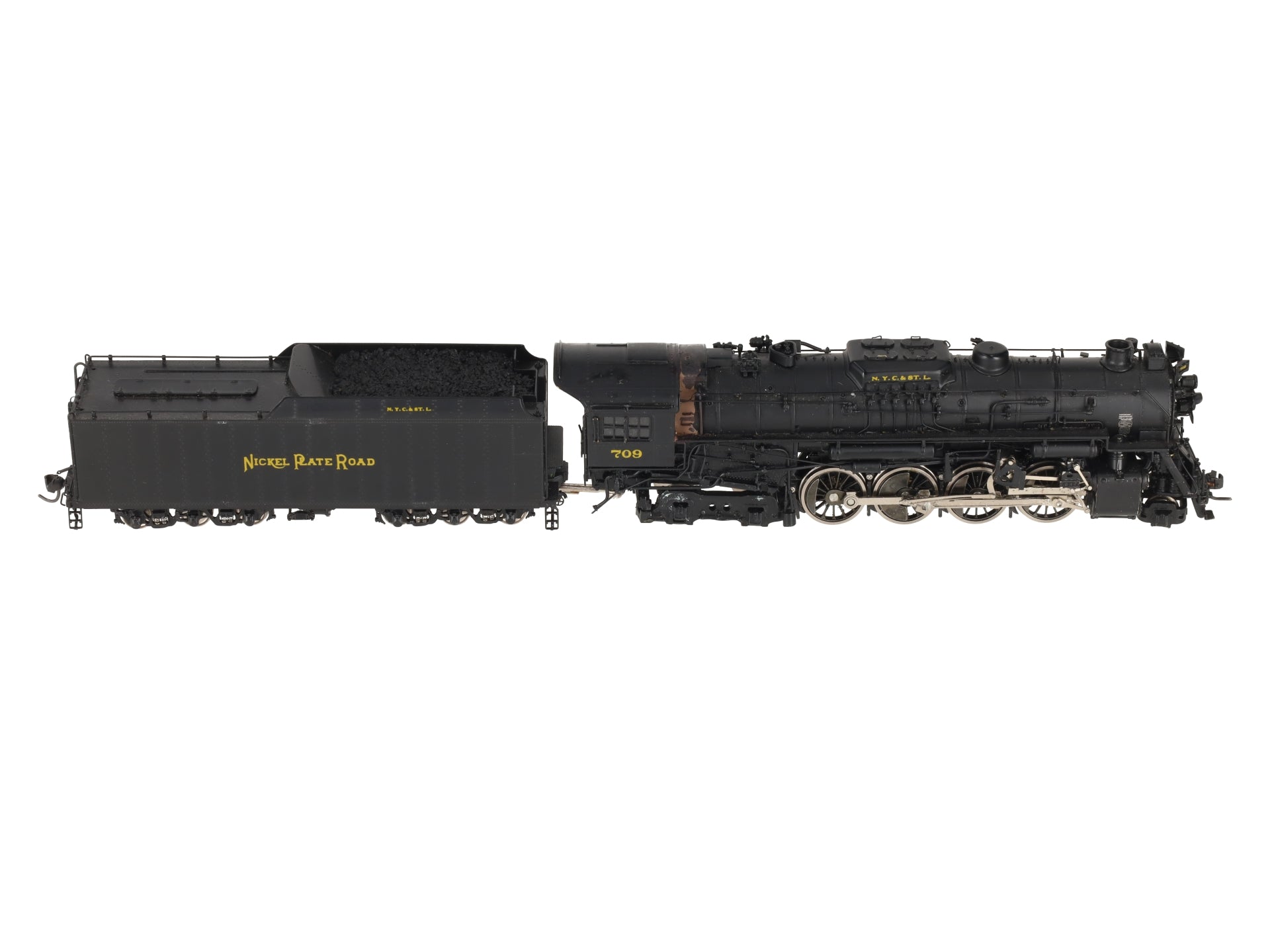 Precision Scale Co. 16626-1 HO BRASS NKP 2-8-4 Steam Loco & Tender - Painted EX/Box