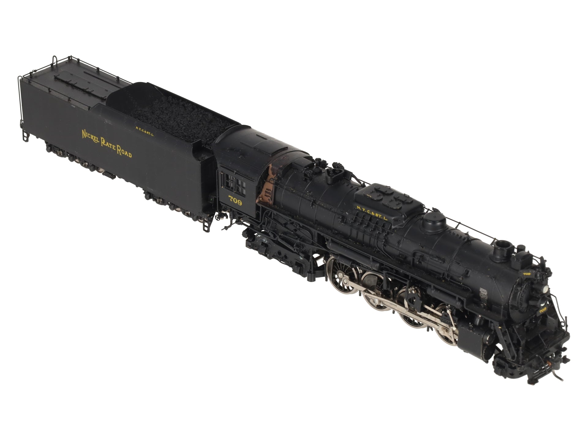 Precision Scale Co. 16626-1 HO BRASS NKP 2-8-4 Steam Loco & Tender - Painted EX/Box