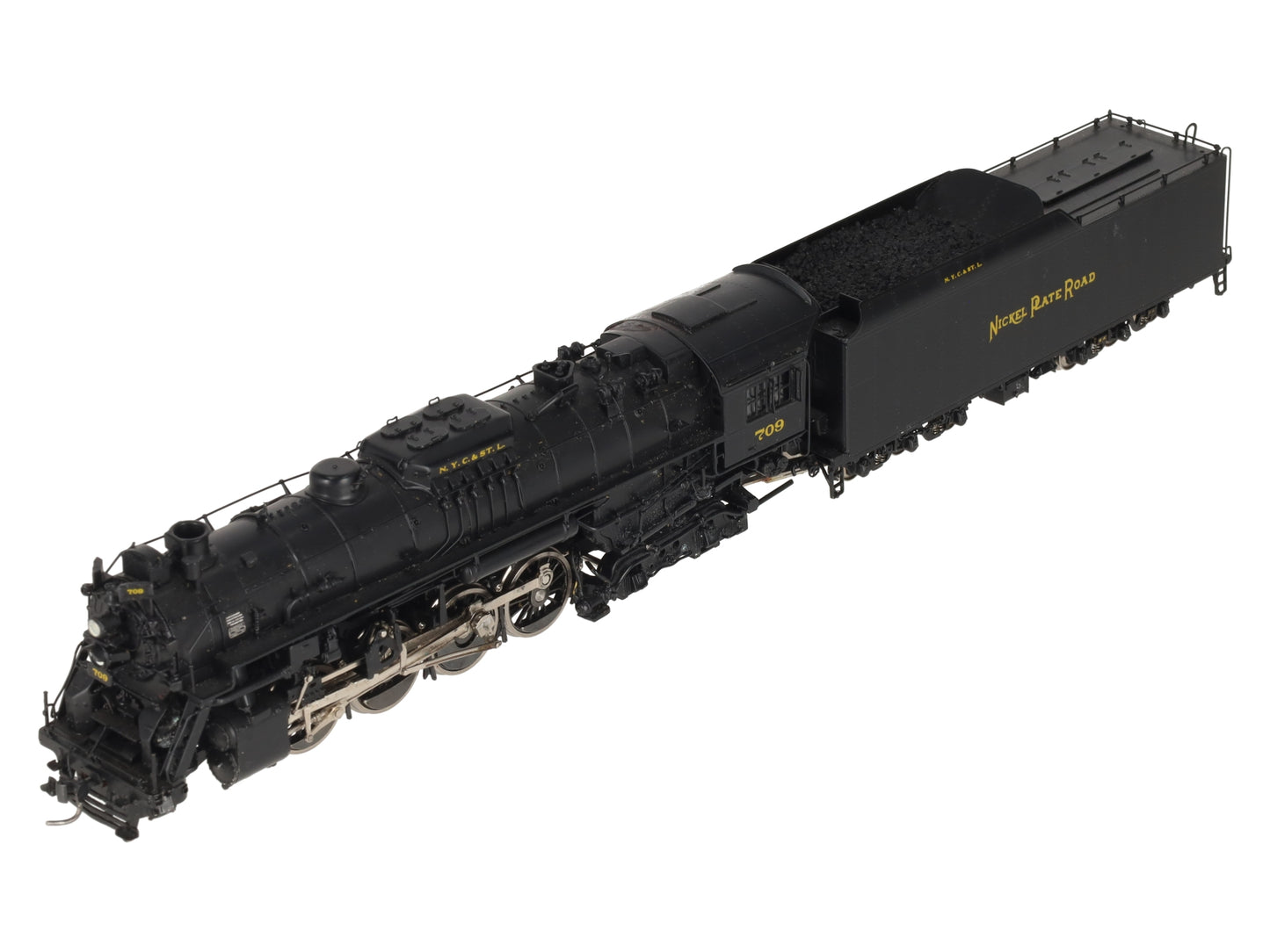 Precision Scale Co. 16626-1 HO BRASS NKP 2-8-4 Steam Loco & Tender - Painted EX/Box
