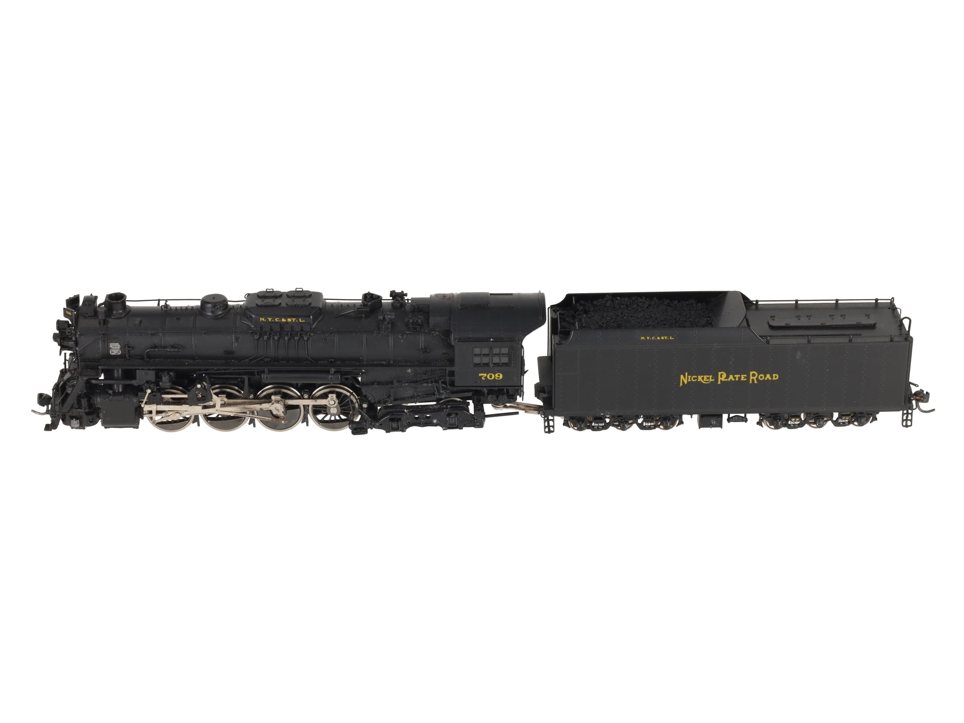 Precision Scale Co. 16626-1 HO BRASS NKP 2-8-4 Steam Loco & Tender - Painted EX/Box