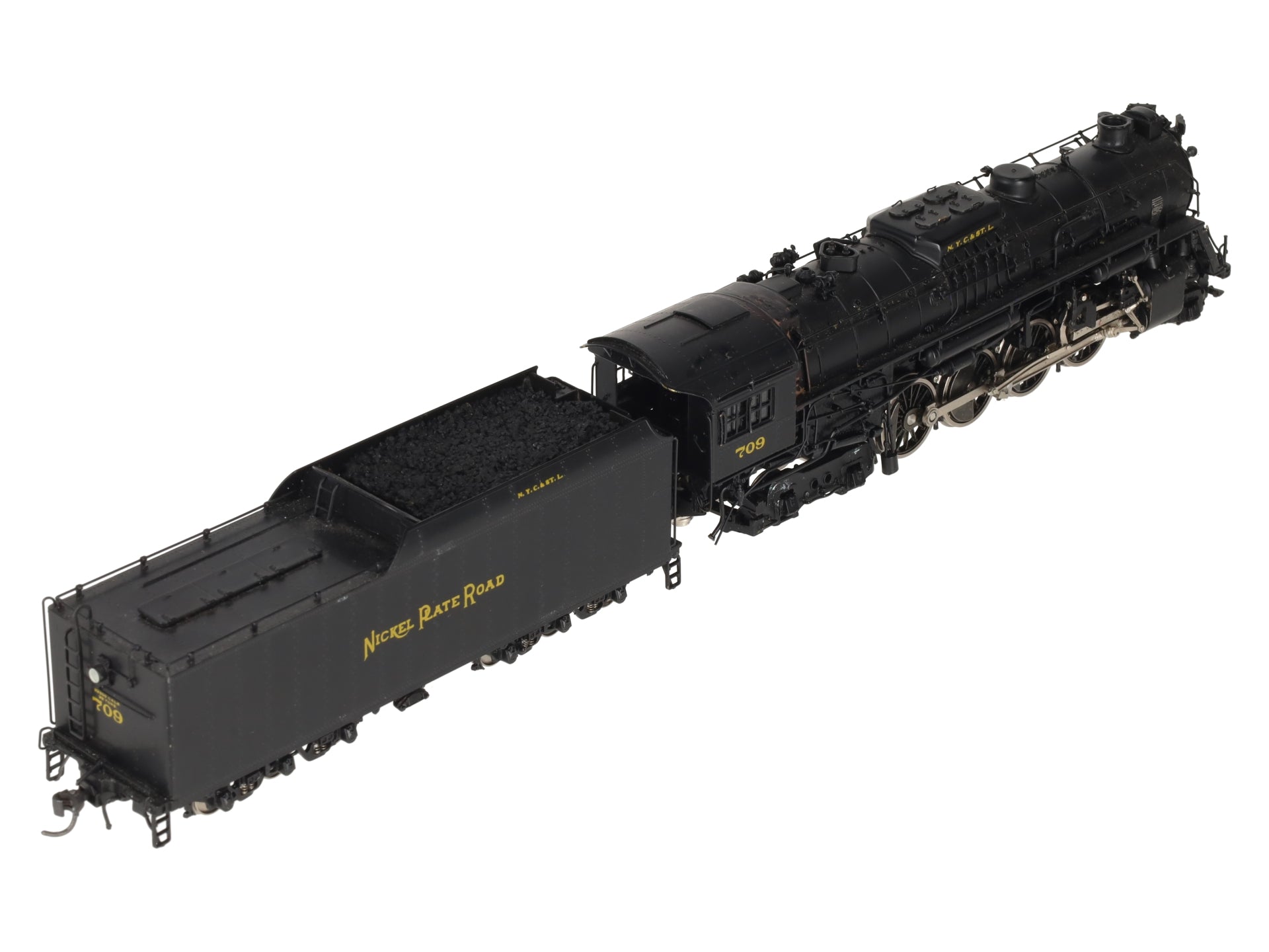 Precision Scale Co. 16626-1 HO BRASS NKP 2-8-4 Steam Loco & Tender - Painted EX/Box