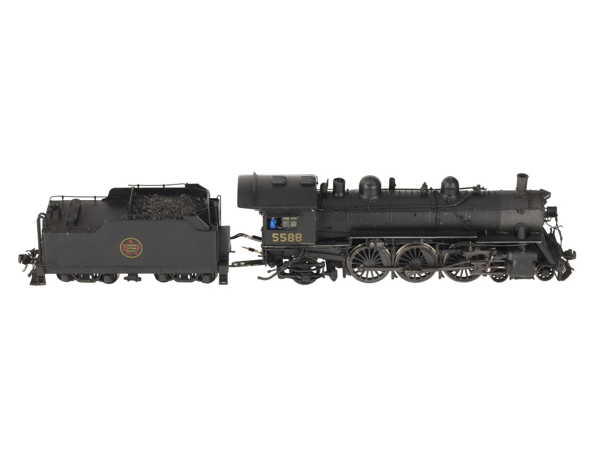 Overland 1467 HO BRASS CNR 4-6-2 K-3-b Steam Locomotive & Tender - Painted EX/Box