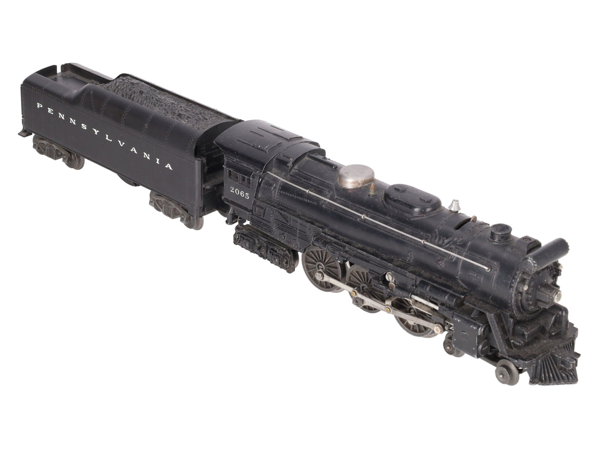 Lionel 2065 Vintage O Gauge 4-6-4 Small Hudson Steam Locomotive & 2046W Tender VG