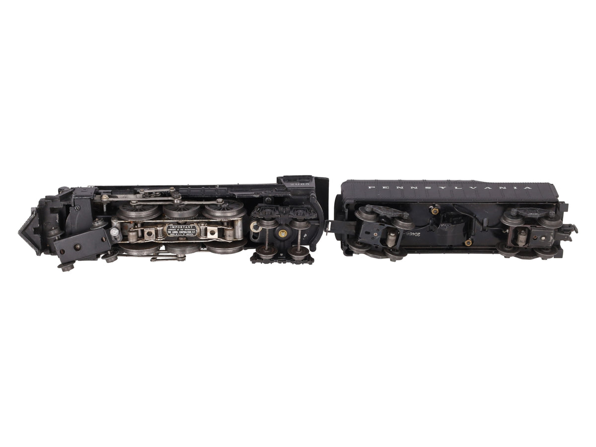 Lionel 2065 Vintage O Gauge 4-6-4 Small Hudson Steam Locomotive & 2046W Tender VG