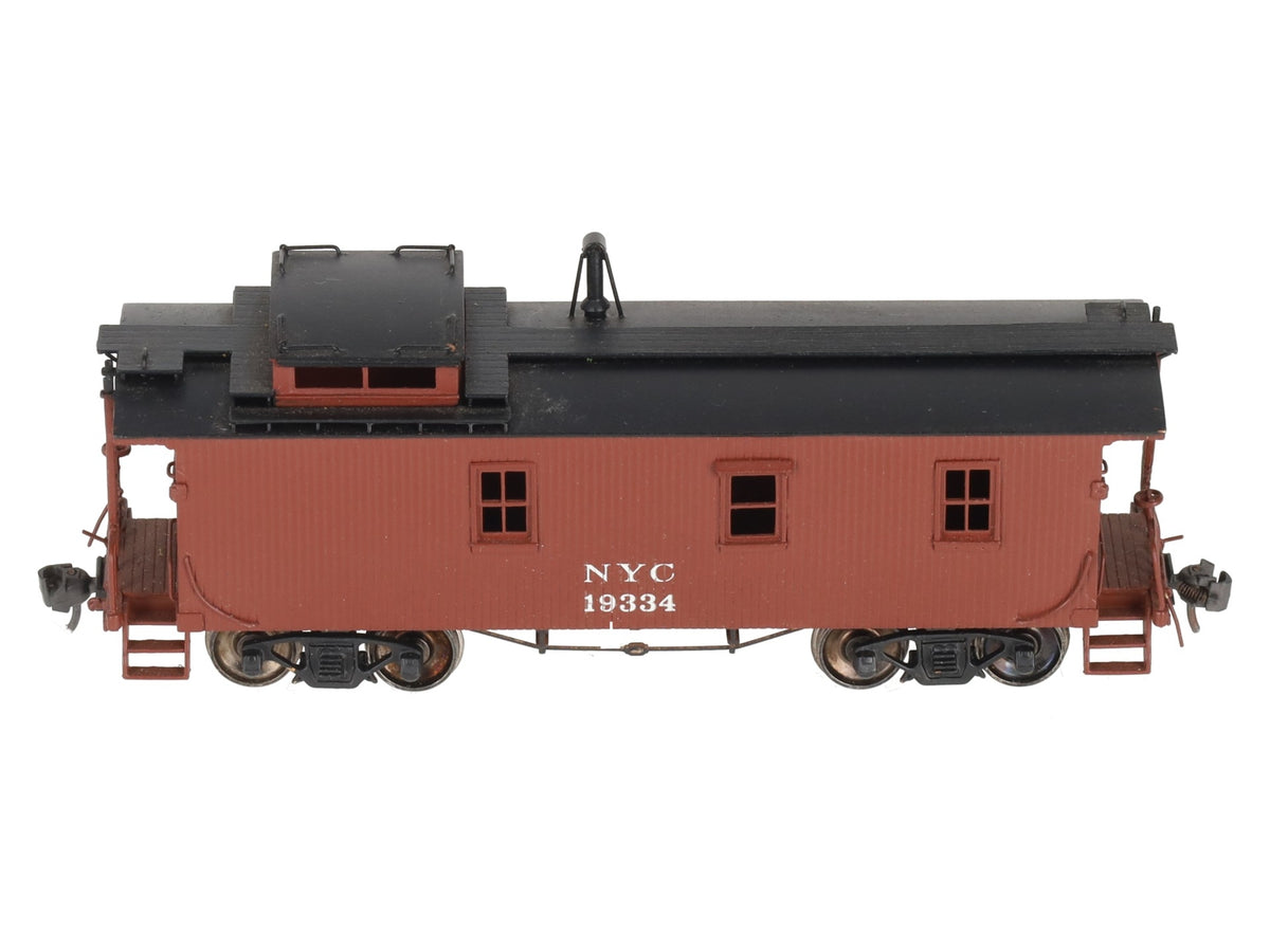 AWE HO BRASS New York Central "19000" Standard Caboose w/"AB" #19334 - Painted/Box