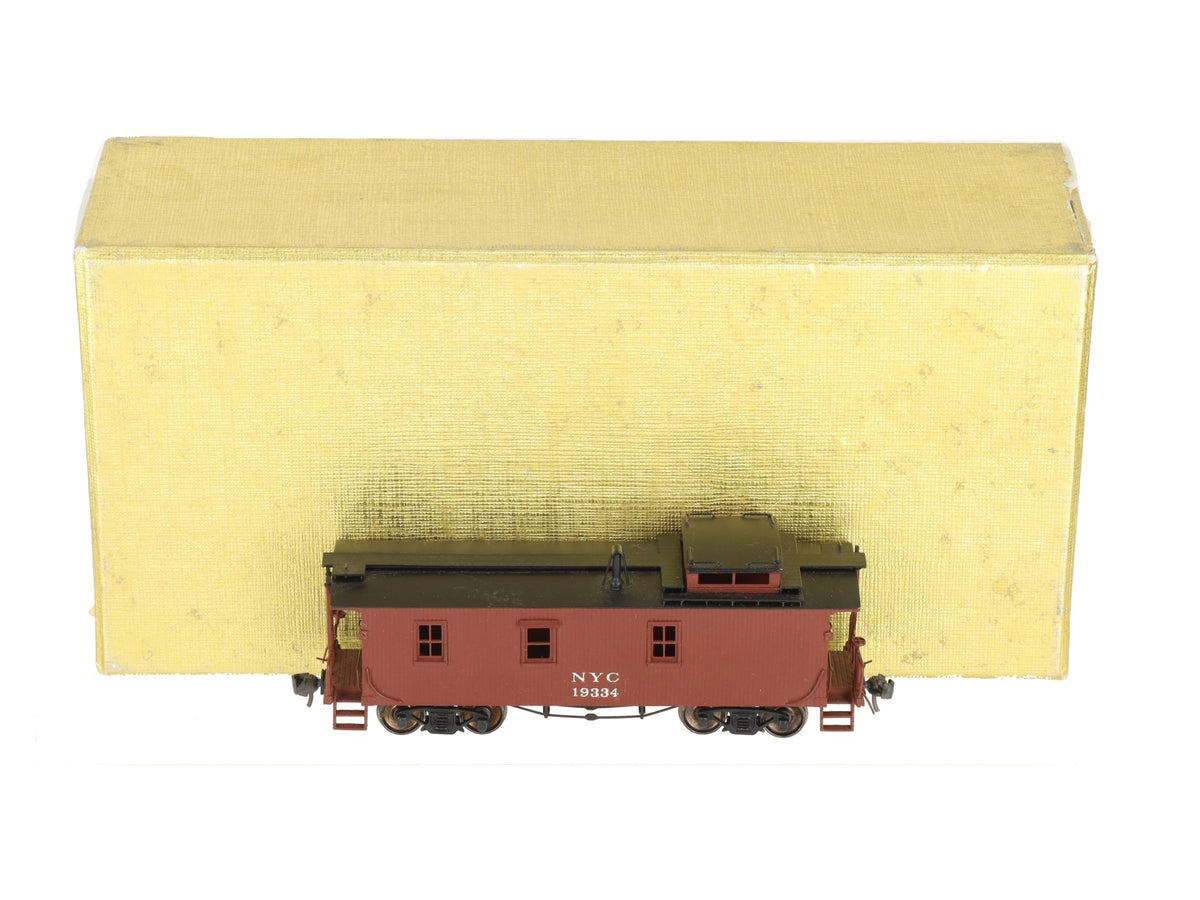 AWE HO BRASS New York Central "19000" Standard Caboose w/"AB" #19334 - Painted/Box