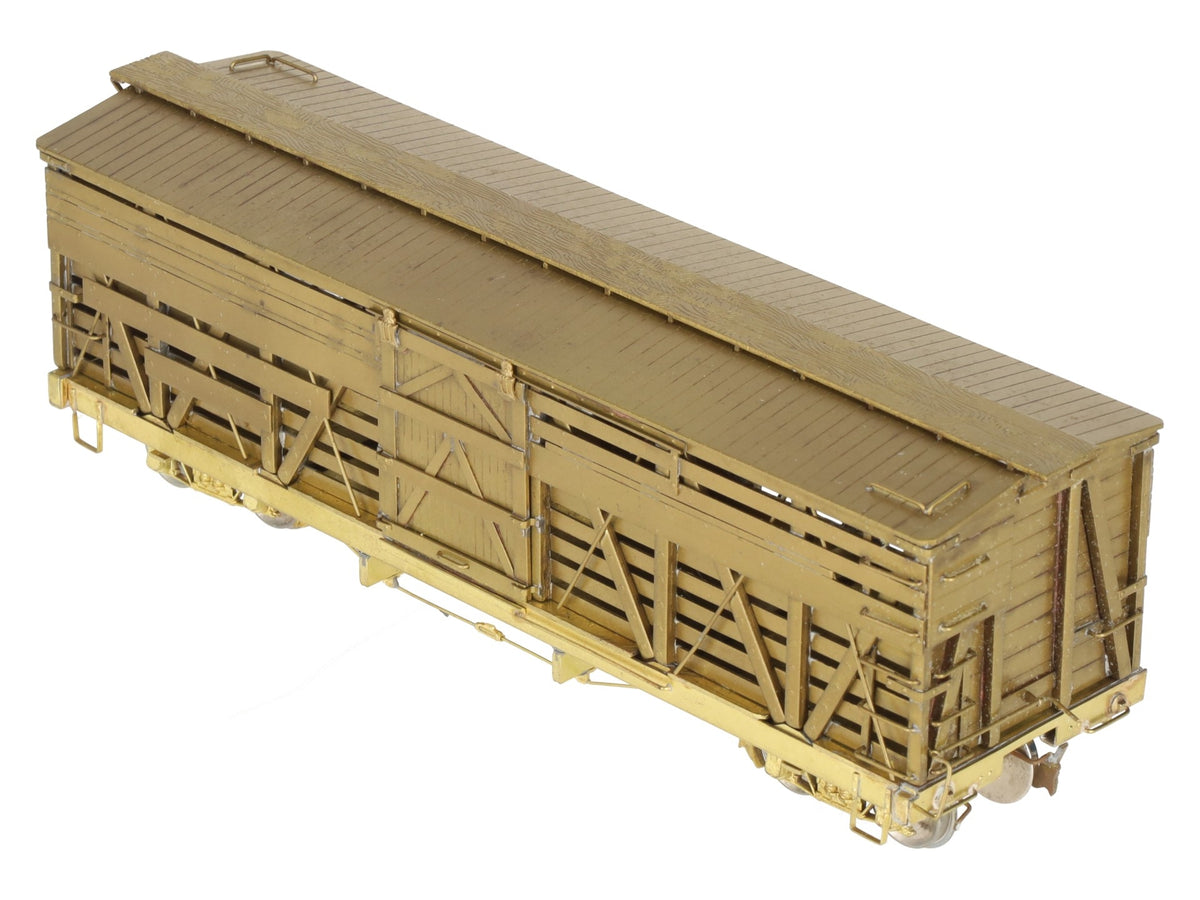 Empire Midland On3 Scale BRASS D&RGW Stock Car - Unpainted VG/Box