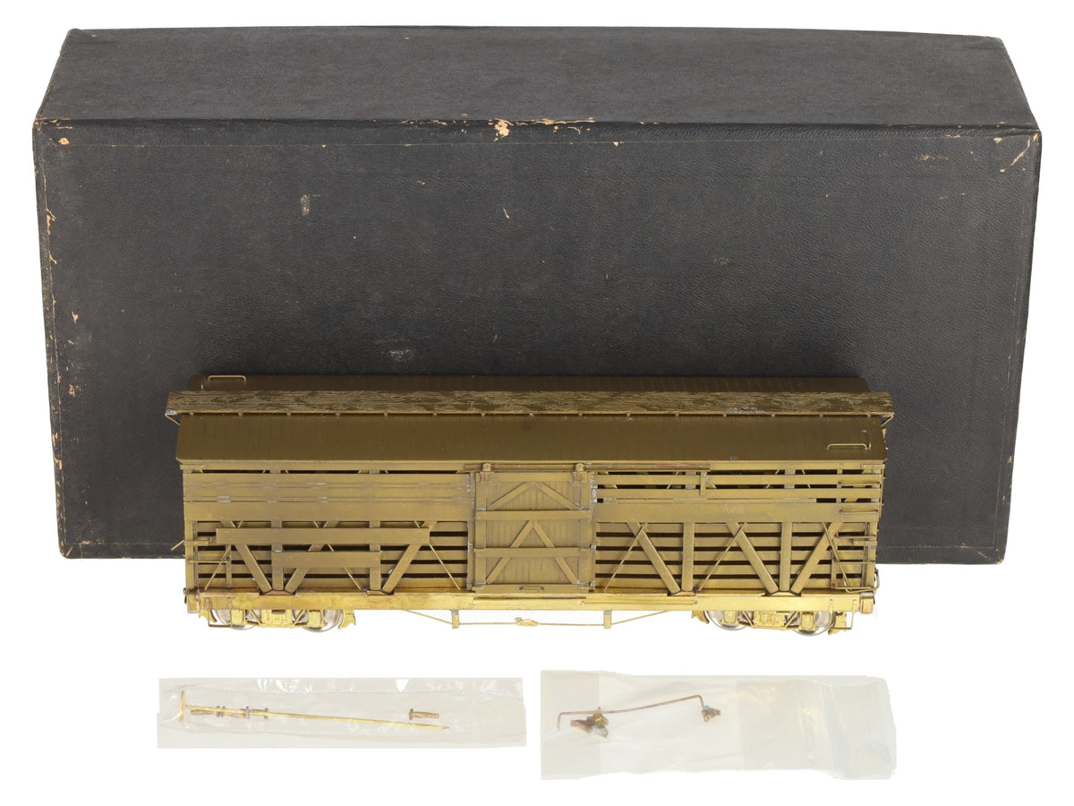 Empire Midland On3 Scale BRASS D&RGW Stock Car - Unpainted VG/Box