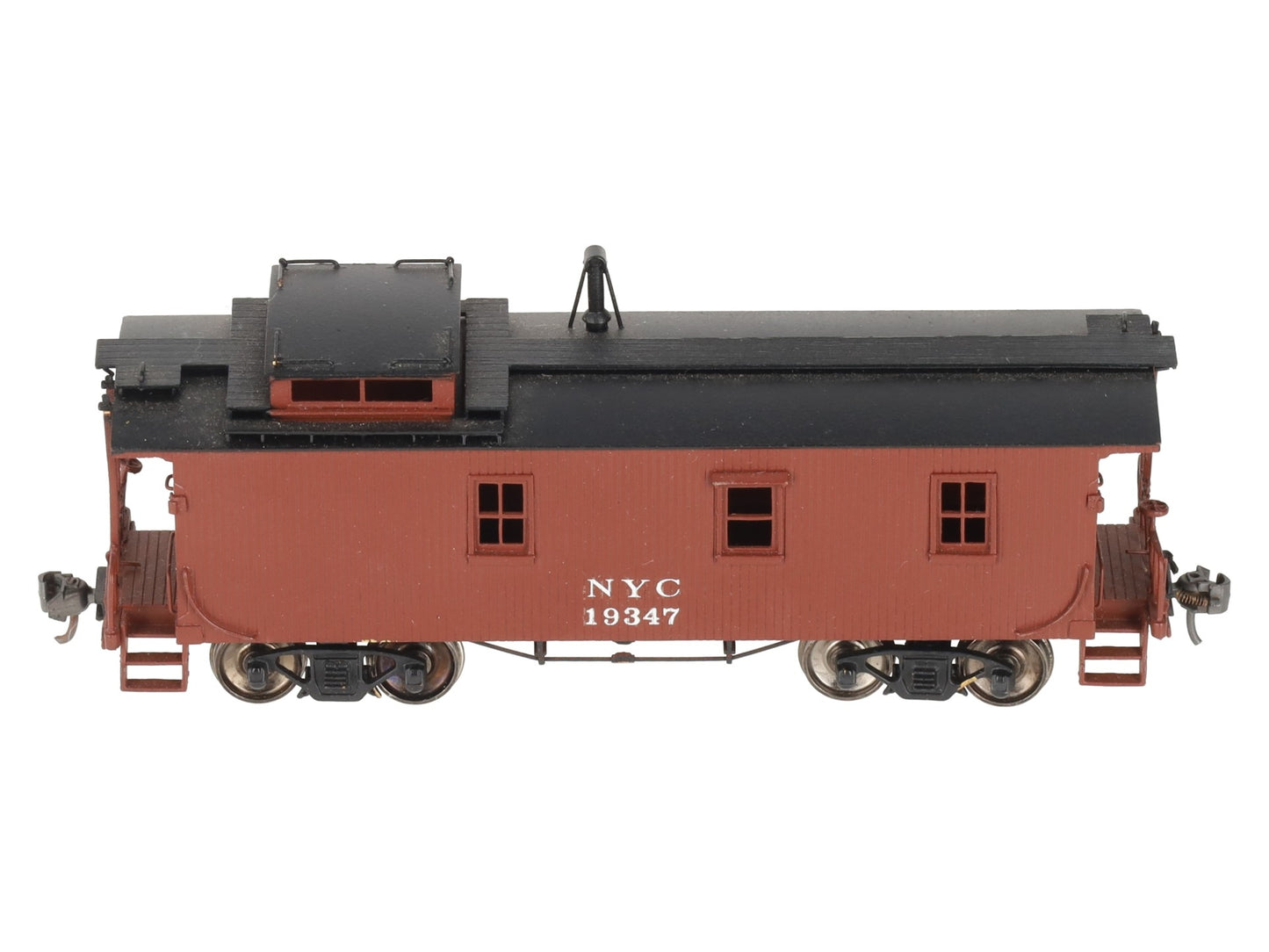 AWE HO BRASS New York Central "19000" Standard Caboose w/"AB" #19347 - Painted/Box