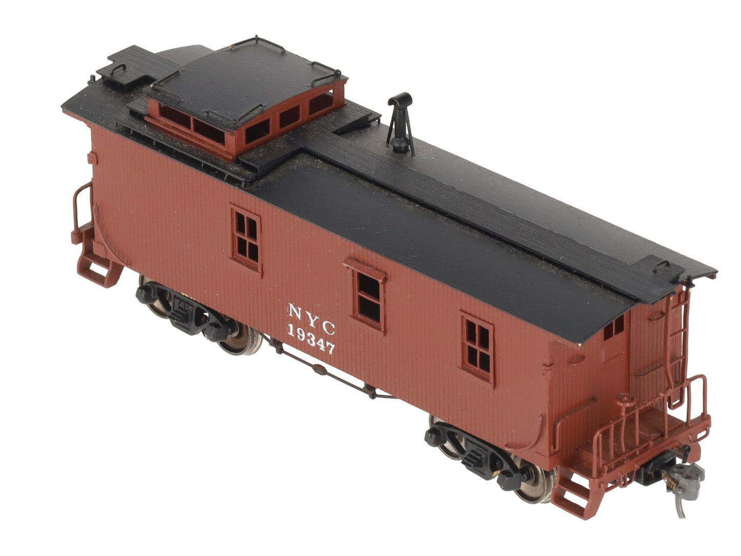 AWE HO BRASS New York Central "19000" Standard Caboose w/"AB" #19347 - Painted/Box