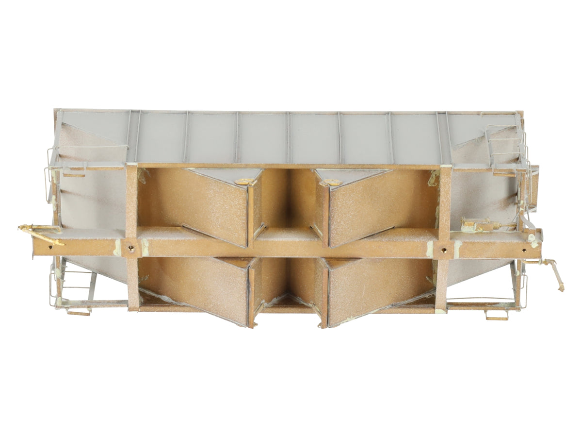 Iron Horse On3 Scale BRASS East Broadtop Ore Hopper Car- Painted/Box