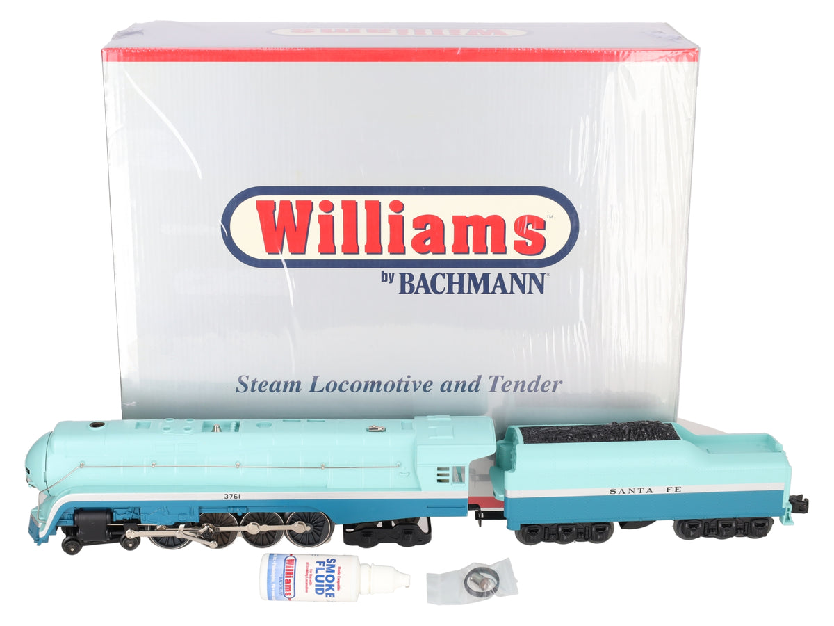 Williams 40301 O Gauge Santa Fe Blue Goose J Class 4-8-4 Steam Locomotive #3761 EX/Box