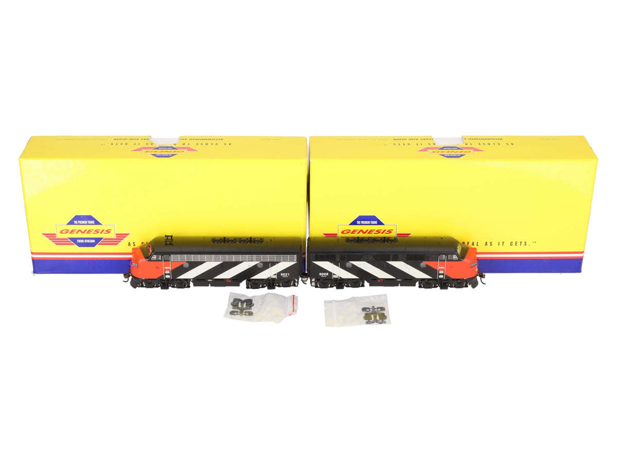 Athearn G2626 HO Scale GTW F-3A/F-3A Diesel Locomotive Set: 9021, 9008 EX/Box