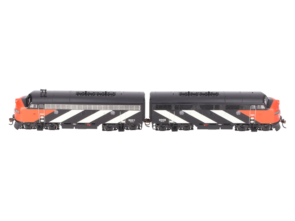 Athearn G2626 HO Scale GTW F-3A/F-3A Diesel Locomotive Set: 9021, 9008 EX/Box