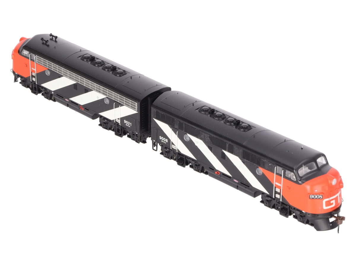Athearn G2626 HO Scale GTW F-3A/F-3A Diesel Locomotive Set: 9021, 9008 EX/Box